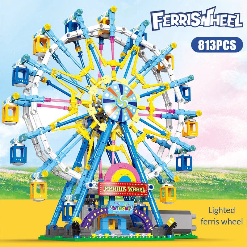 Building Blocks Ferris Wheel Building Blocks Bricks with Light Toys