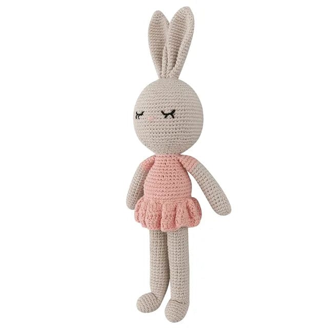 toys Handmade Knitted Rabbit Monkey Crochet Wool Doll