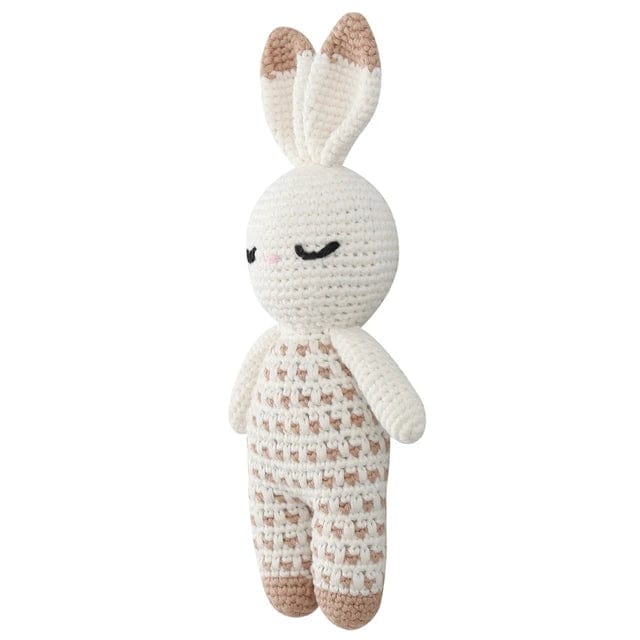 toys Handmade Knitted Rabbit Monkey Crochet Wool Doll