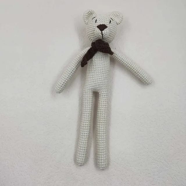 toys Handmade Knitted Rabbit Monkey Crochet Wool Doll